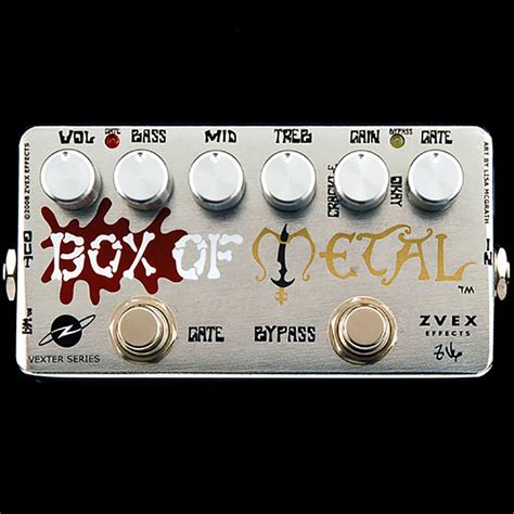 zvex box of metal|ZVex Effects Vexter Box of Metal Distortion Guitar Effects Pedal.